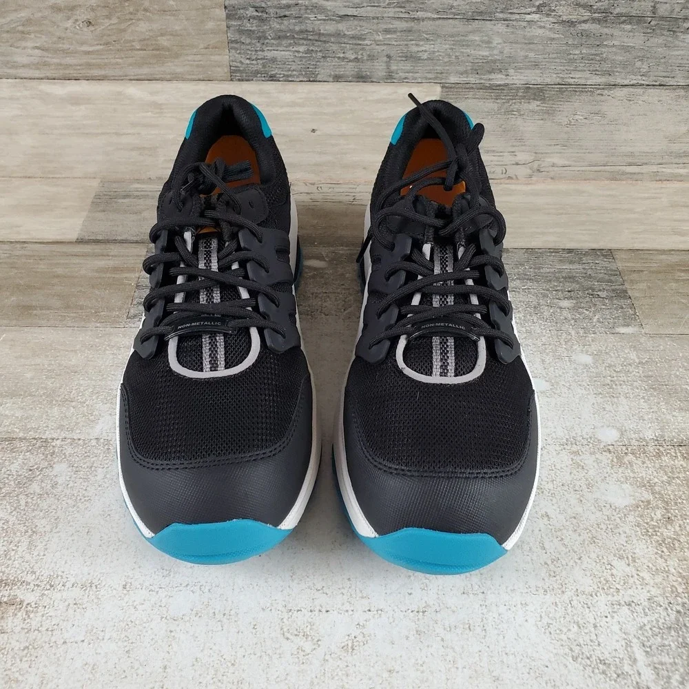 Caterpillar Streamline 2.0 Womens Work Shoes Sz 9.5 Black Teal Composite Toe